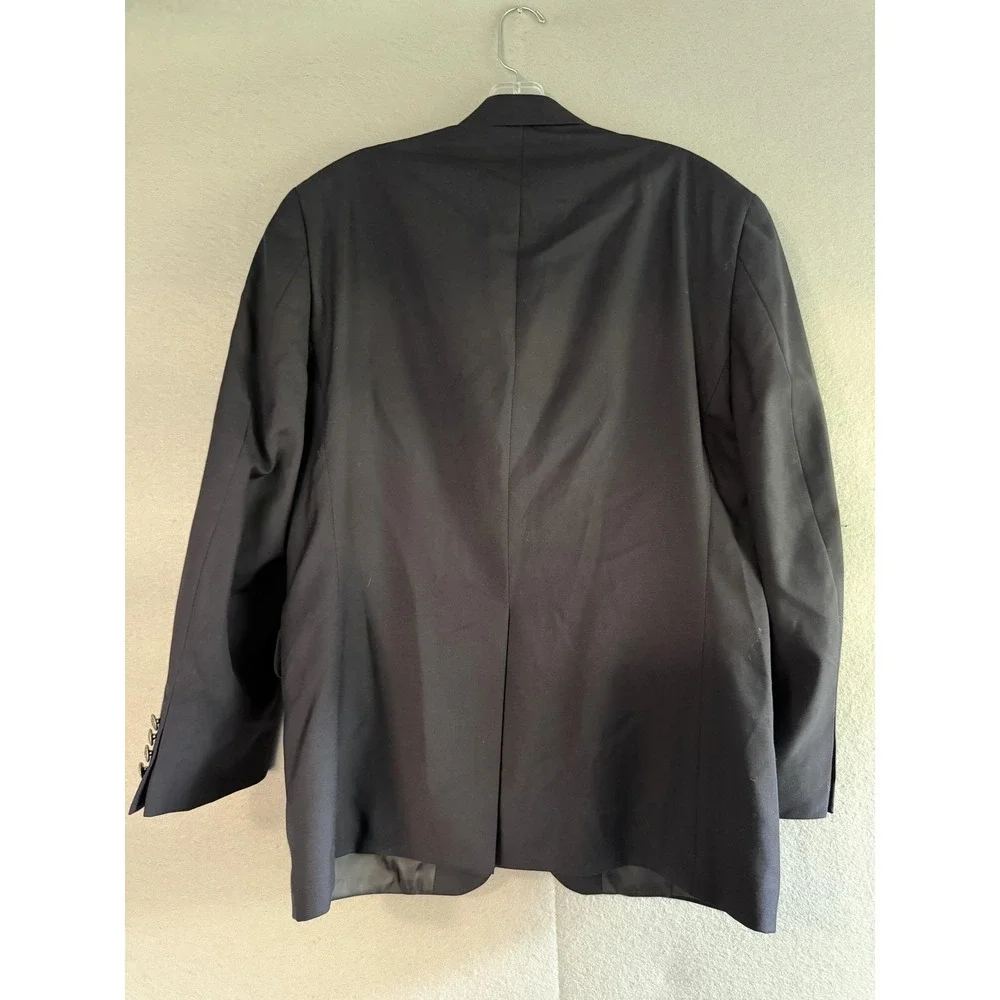 Michael Michael Kors Blazer Sport Coat Mens 38S Blue 100% Wool Macy's Jacket